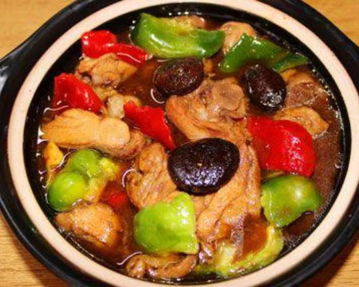 黄焖鸡饭实拍